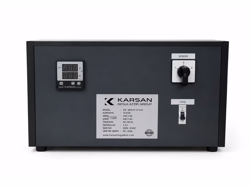 Karsan monofaze servo regülatör (duvar tipi)